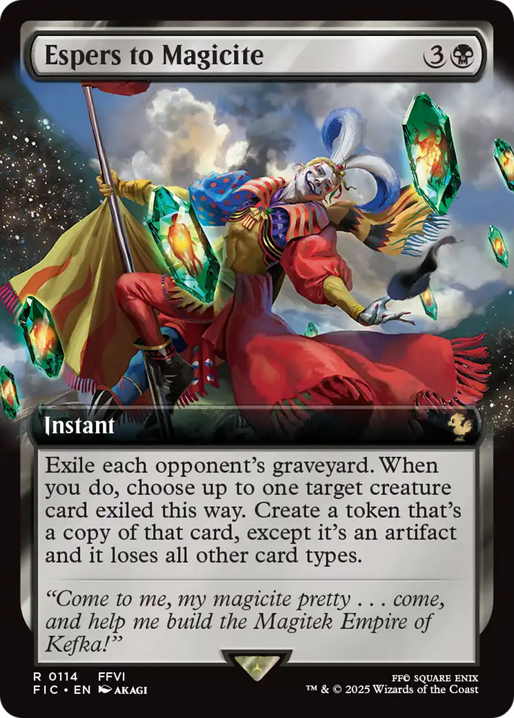 Espers to Magicite (Extended Art) [FINAL FANTASY Commander] | Good Games North