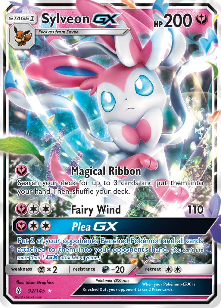 Sylveon GX (92/145) [Sun & Moon: Guardians Rising] | Good Games North