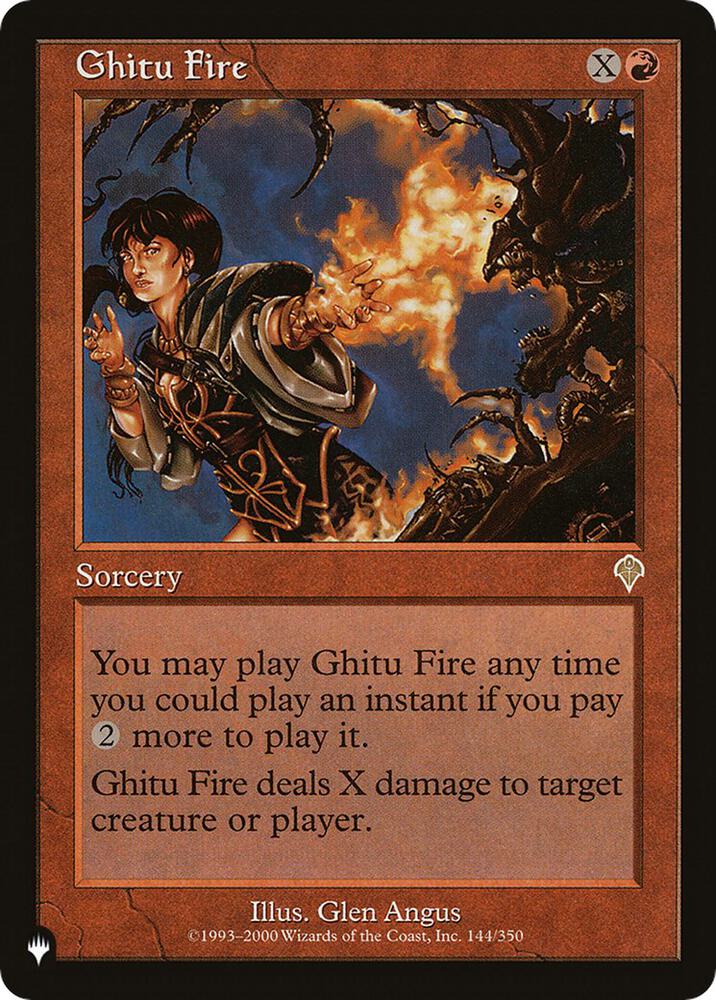 Ghitu Fire (The List Reprints)  | Good Games North