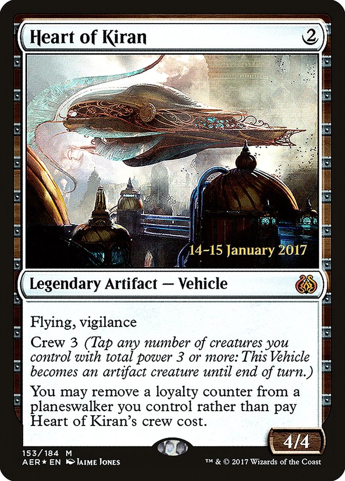 Heart of Kiran [Aether Revolt Prerelease Promos] | Good Games North