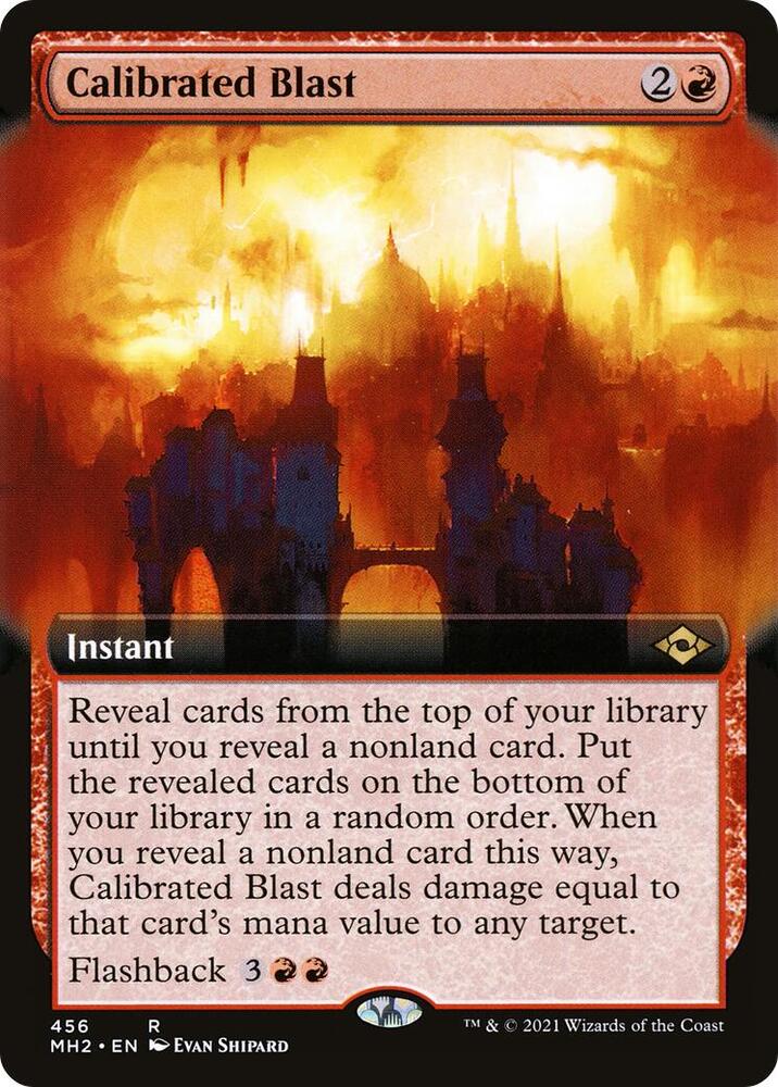 Calibrated Blast Extended Art 456 (Modern Horizons 2)  | Good Games North