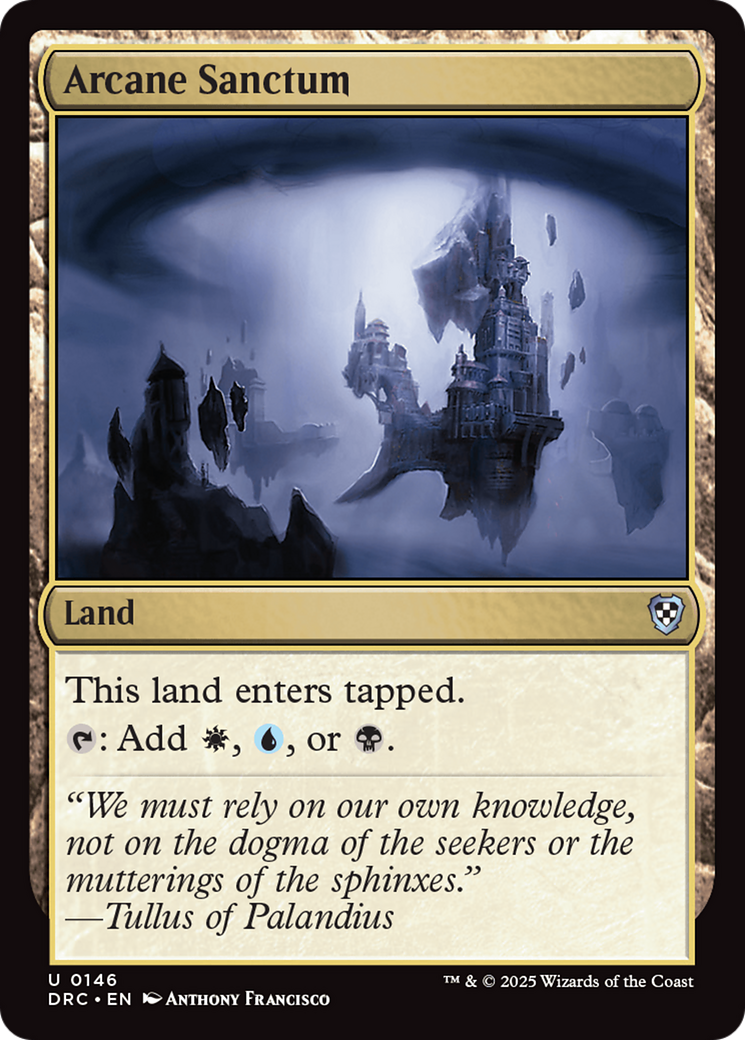 Arcane Sanctum [Aetherdrift Commander] | Good Games North