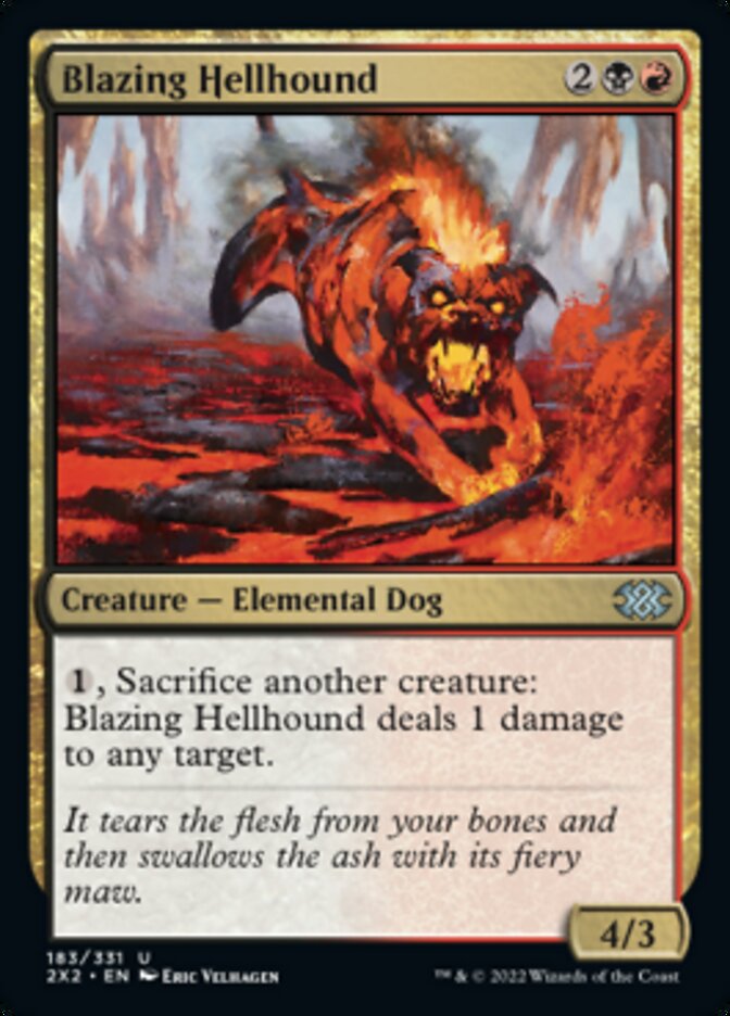 Blazing Hellhound [Double Masters 2022] | Good Games North