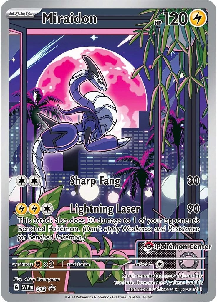 Miraidon (013) (Pokemon Center Exclusive) [Scarlet & Violet: Black Star Promos] | Good Games North