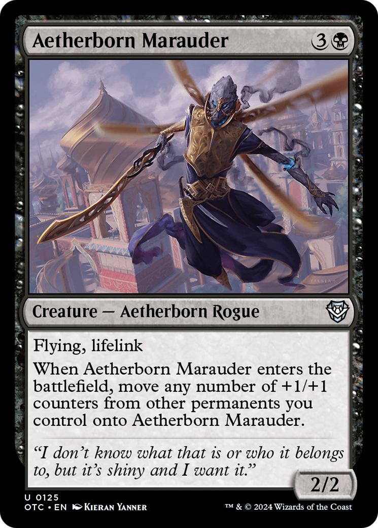 Aetherborn Marauder [Outlaws of Thunder Junction Commander] | Good Games North
