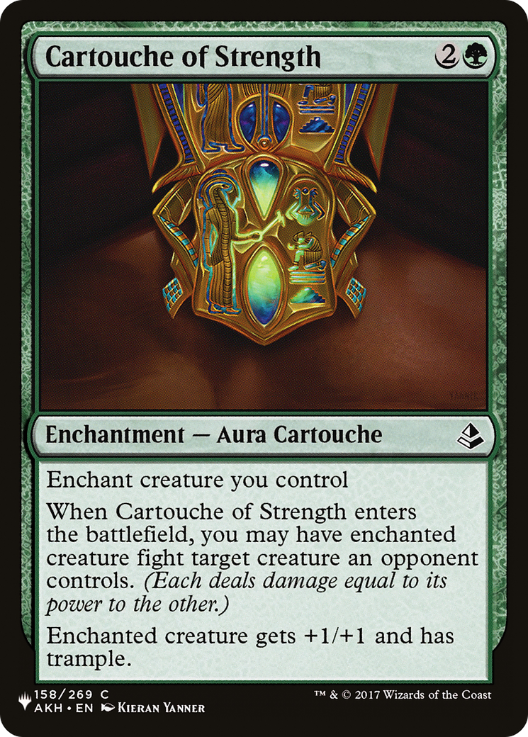 Cartouche of Strength [The List] | Good Games North