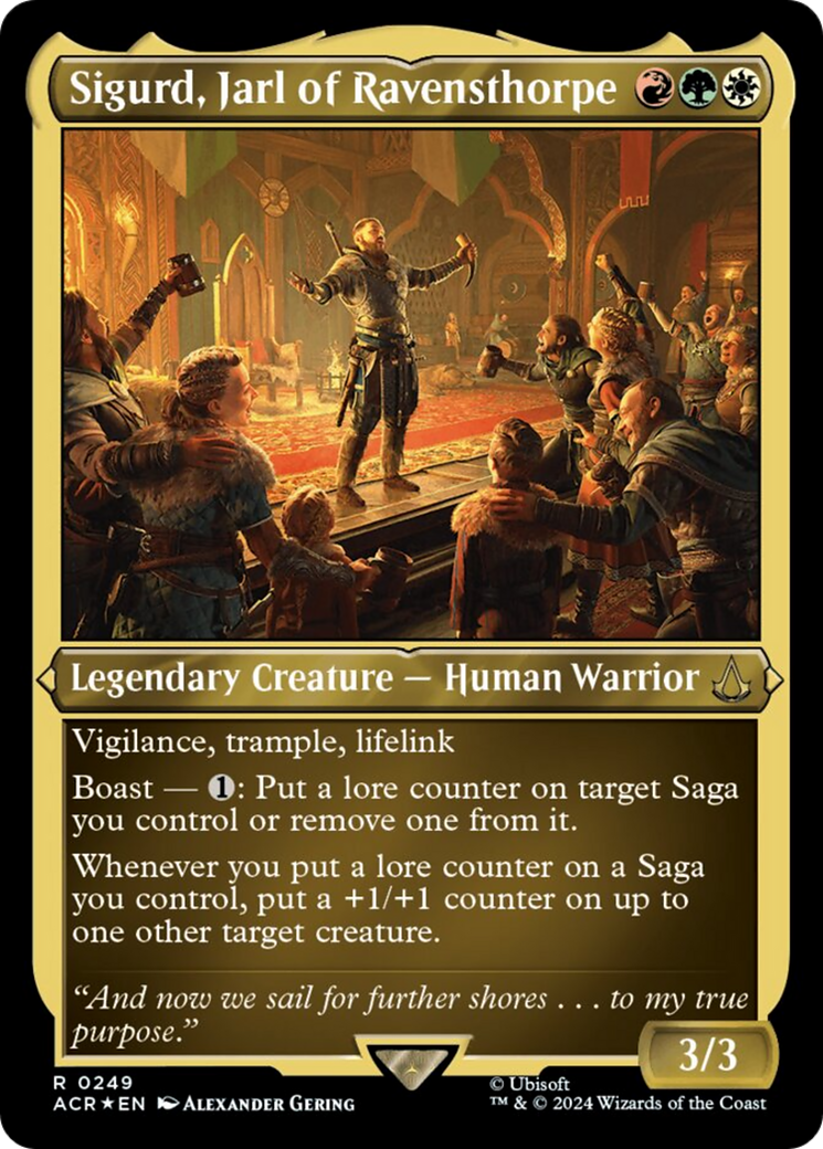 Sigurd, Jarl of Ravensthorpe (Foil Etched) [Assassin's Creed] | Good Games North