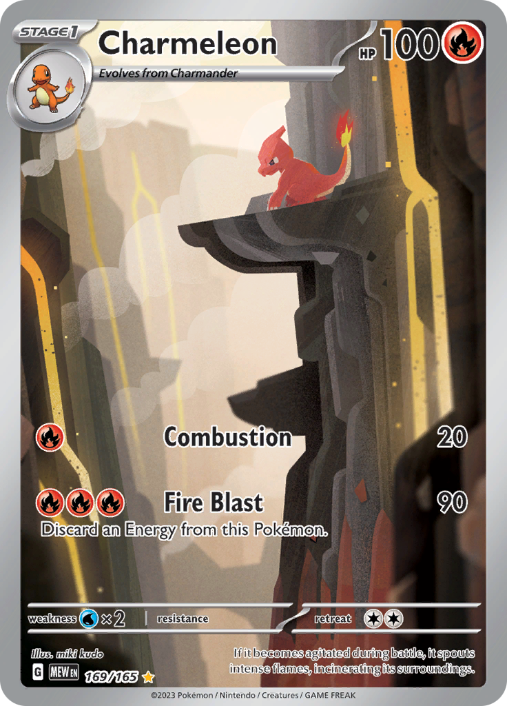 Charmeleon (169/165) [Scarlet & Violet 151] | Good Games North