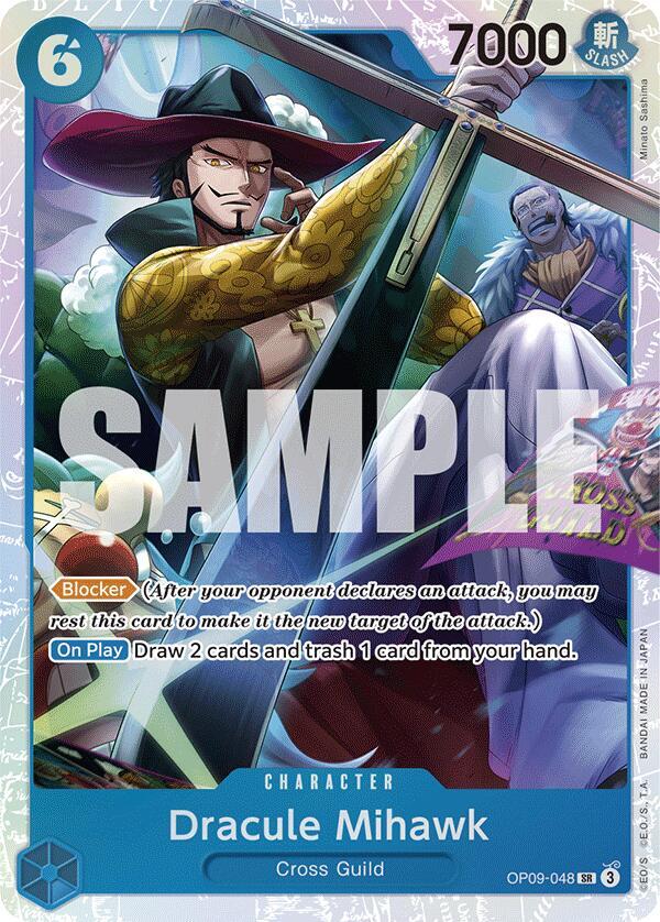Dracule Mihawk OP09-048 (Emperors in the New World)  - Foil | Good Games North