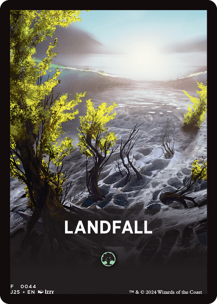Landfall Theme Card [Foundations Jumpstart Front Cards] | Good Games North