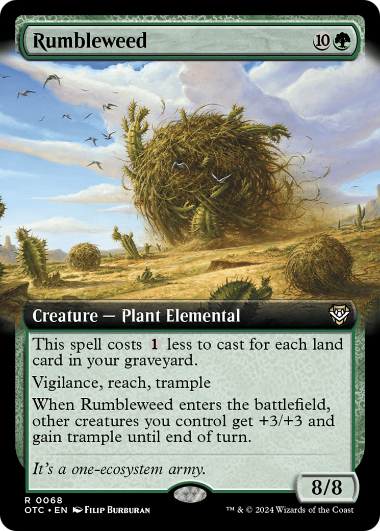 Rumbleweed (Extended Art) [Outlaws of Thunder Junction Commander] | Good Games North