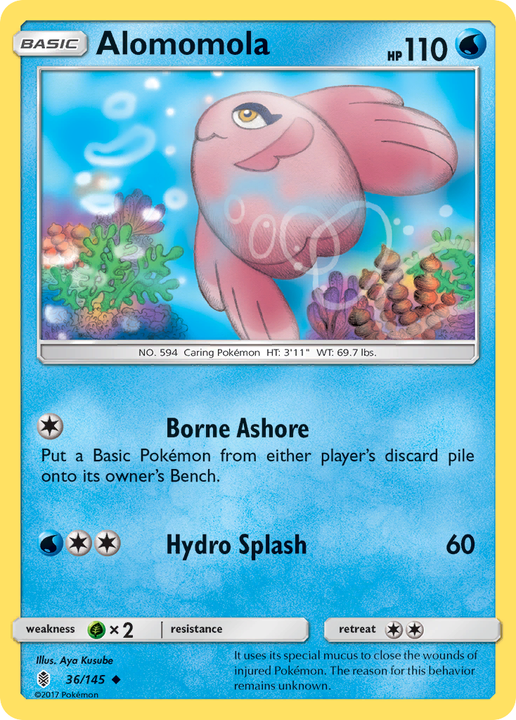 Alomomola (36/145) [Sun & Moon: Guardians Rising] | Good Games North