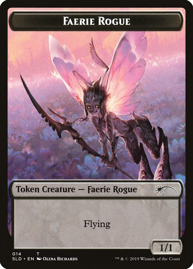 Faerie Rogue Token (014) [Secret Lair Drop Series] | Good Games North