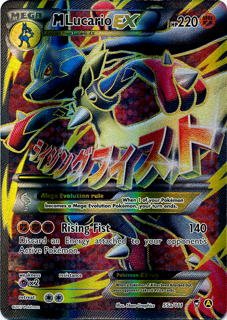 M Lucario EX (55a/111) (Alternate Art Promo) [XY: Furious Fists] | Good Games North