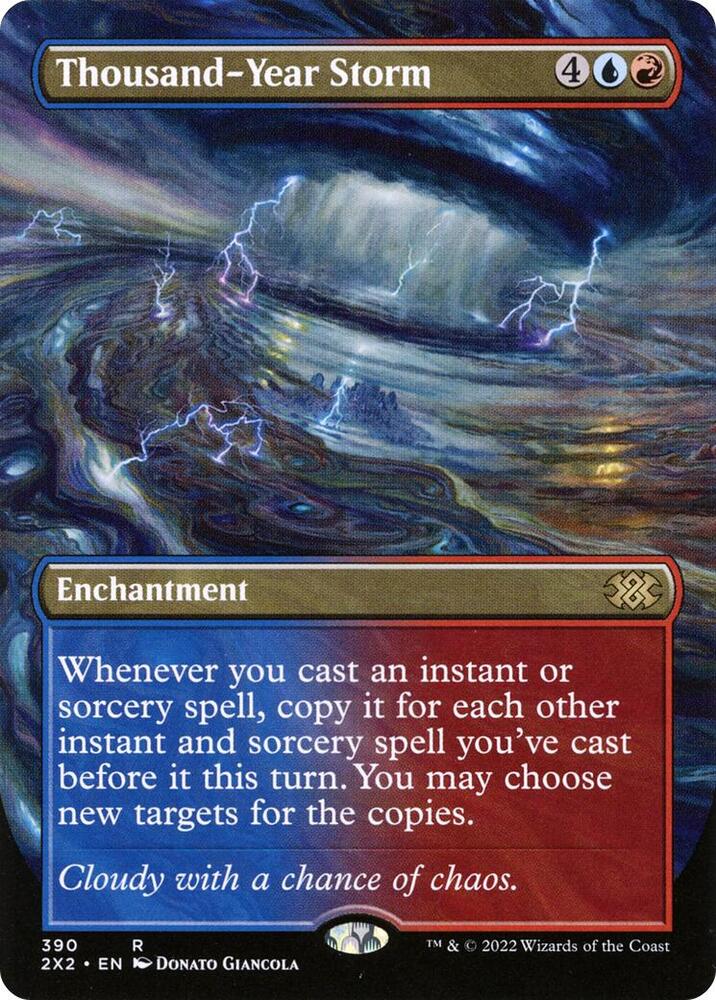 Thousand Year Storm Borderless (Double Masters 2022)  - undefined | Good Games North