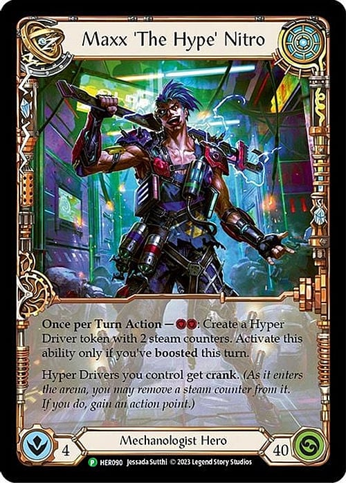 Maxx 'The Hype' Nitro [HER090] (Promo)  Cold Foil | Good Games North