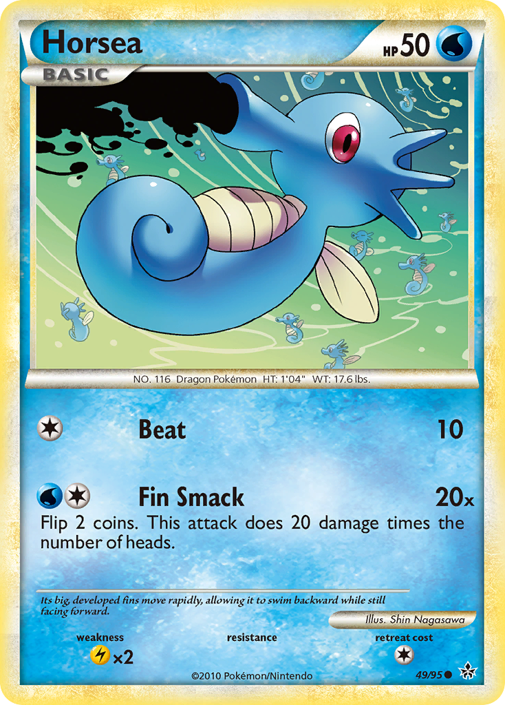Horsea (49/95) [HeartGold & SoulSilver: Unleashed] | Good Games North