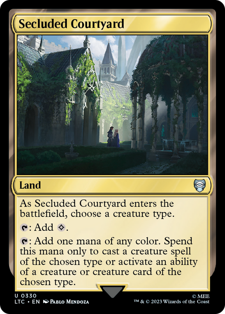Secluded Courtyard [The Lord of the Rings: Tales of Middle-Earth Commander] | Good Games North