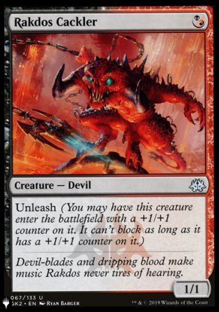 Rakdos Cackler [The List] | Good Games North