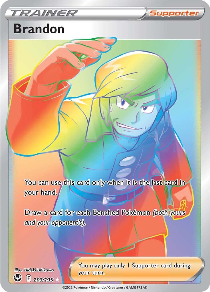 Brandon (203/195) [Sword & Shield: Silver Tempest] | Good Games North