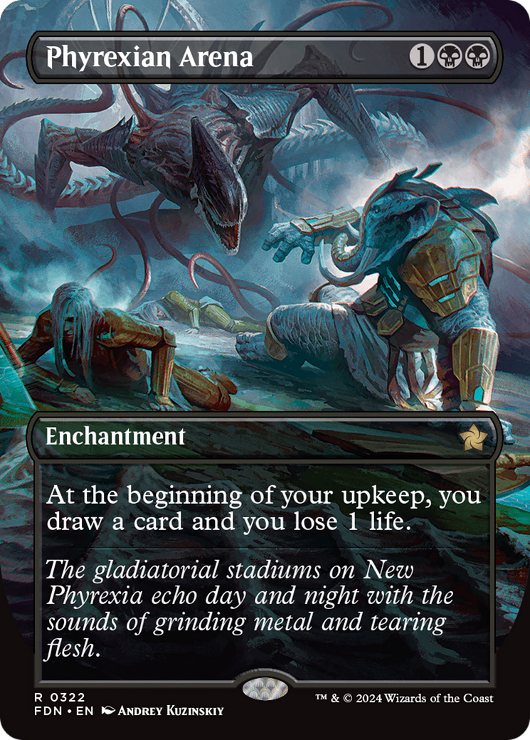 Phyrexian Arena (Borderless) [Foundations] | Good Games North