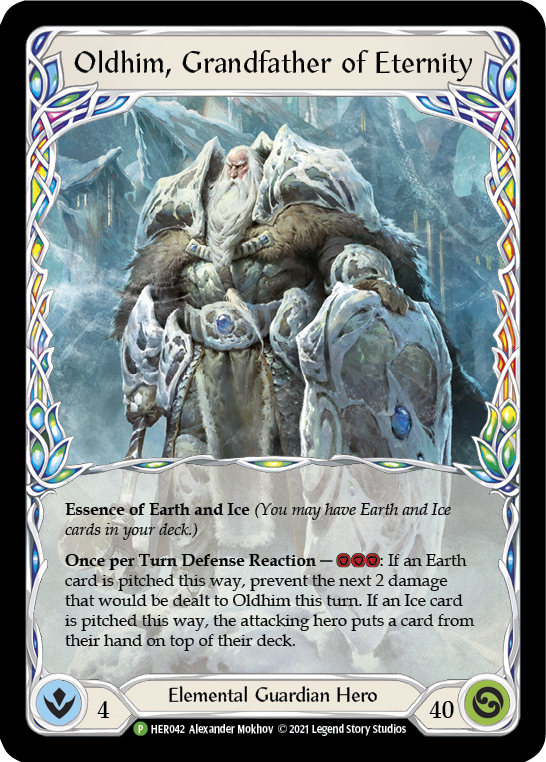 Oldhim, Grandfather of Eternity [HER042] (Promo)  Cold Foil | Good Games North