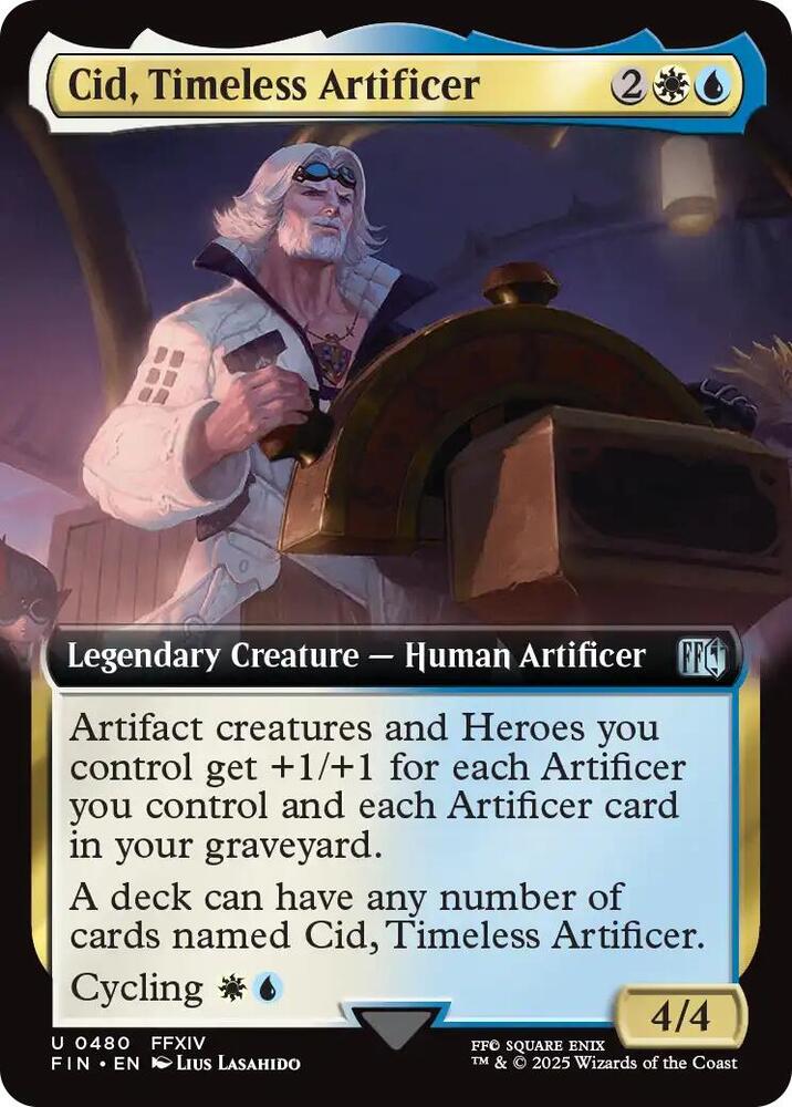 Cid, Timeless Artificer 480/309 (FINAL FANTASY)  - Extended Art | Good Games North