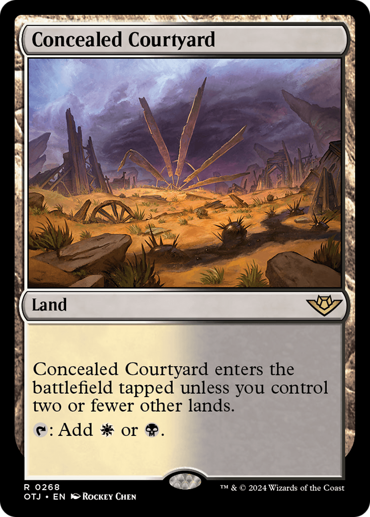 Concealed Courtyard [Outlaws of Thunder Junction] | Good Games North