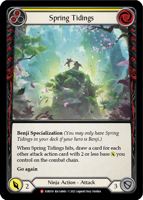 Spring Tidings [EVR039] (Everfest)  1st Edition Rainbow Foil | Good Games North