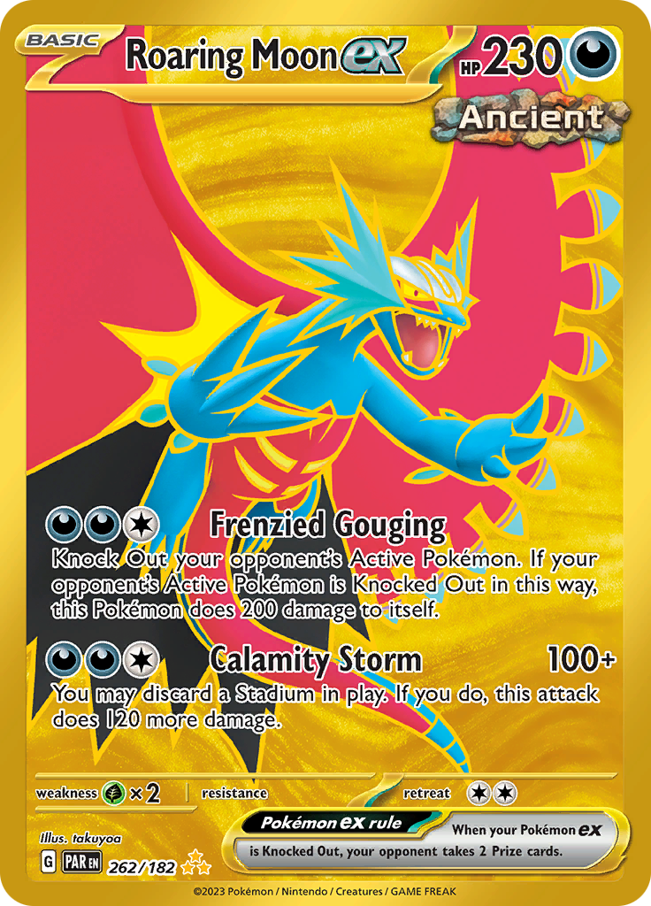 Roaring Moon ex (262/182) [Scarlet & Violet: Paradox Rift] | Good Games North