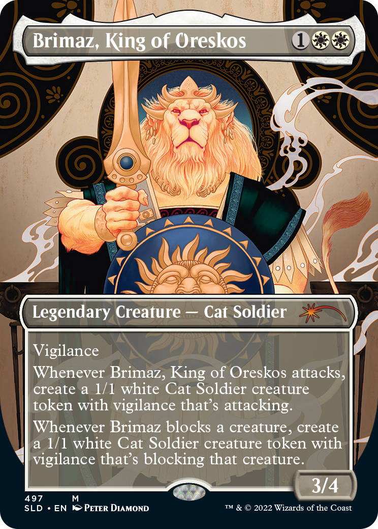 Brimaz, King of Oreskos (Borderless) [Secret Lair Drop Series] | Good Games North