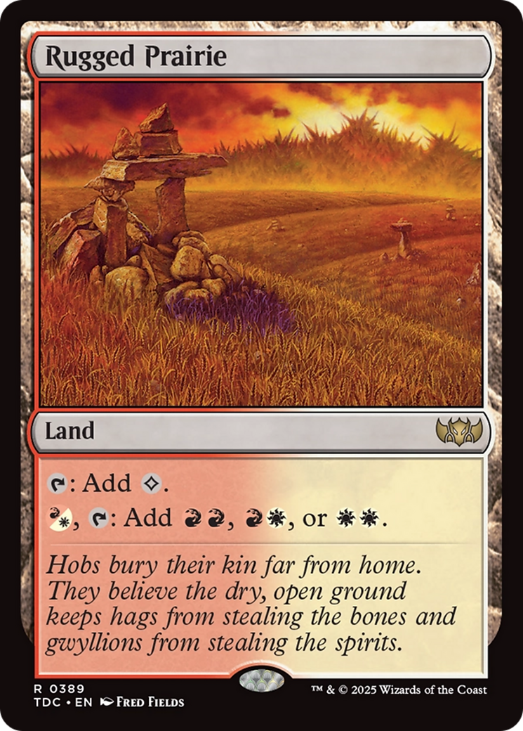 Rugged Prairie [Tarkir: Dragonstorm Commander] | Good Games North