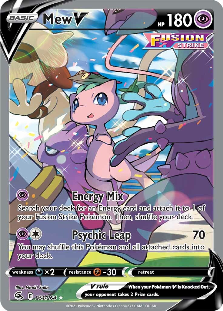 Mew V (251/264) [Sword & Shield: Fusion Strike] | Good Games North