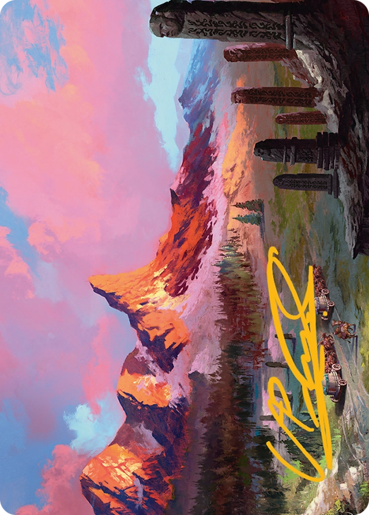 Rugged Highlands Art Card (29/54) [Tarkir: Dragonstorm Art Series] | Good Games North
