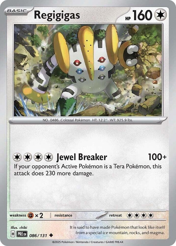 Regigigas (086/131) [Scarlet & Violet: Prismatic Evolutions] | Good Games North