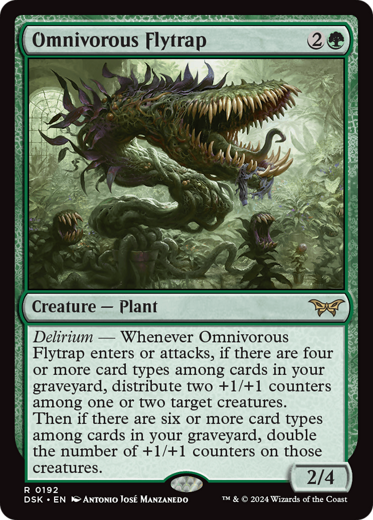 Omnivorous Flytrap [Duskmourn: House of Horror] | Good Games North