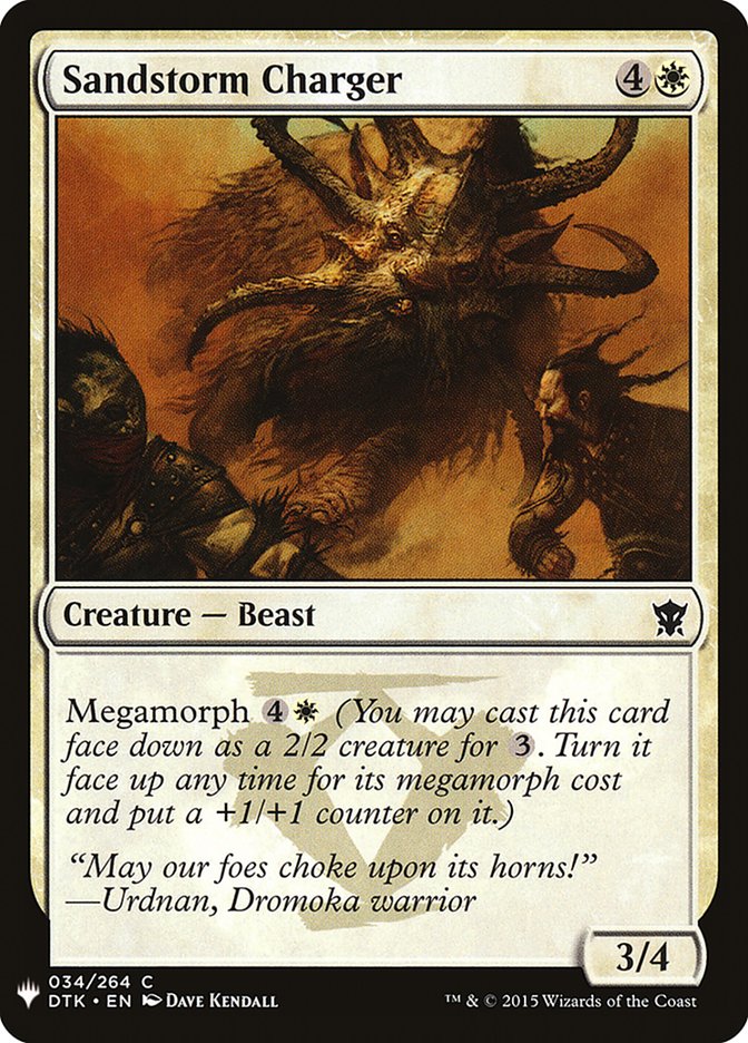 Sandstorm Charger [Mystery Booster] | Good Games North