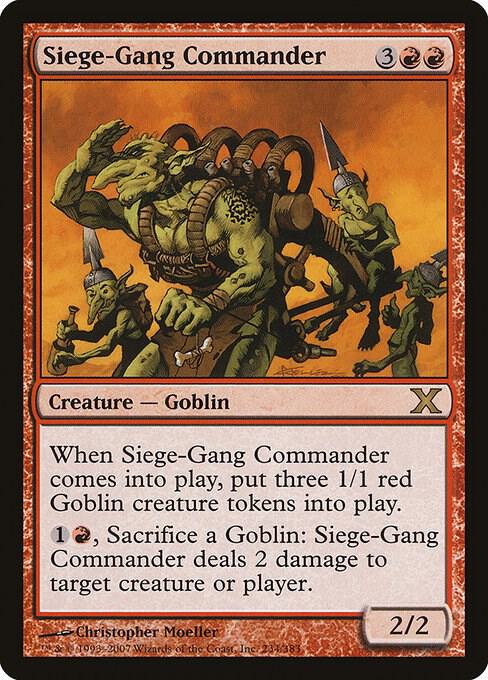 Siege Gang Commander 234/383 (10th Edition)  | Good Games North
