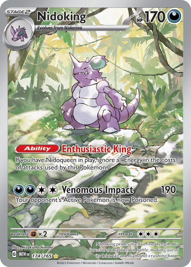 Nidoking (174/165) [Scarlet & Violet 151] | Good Games North