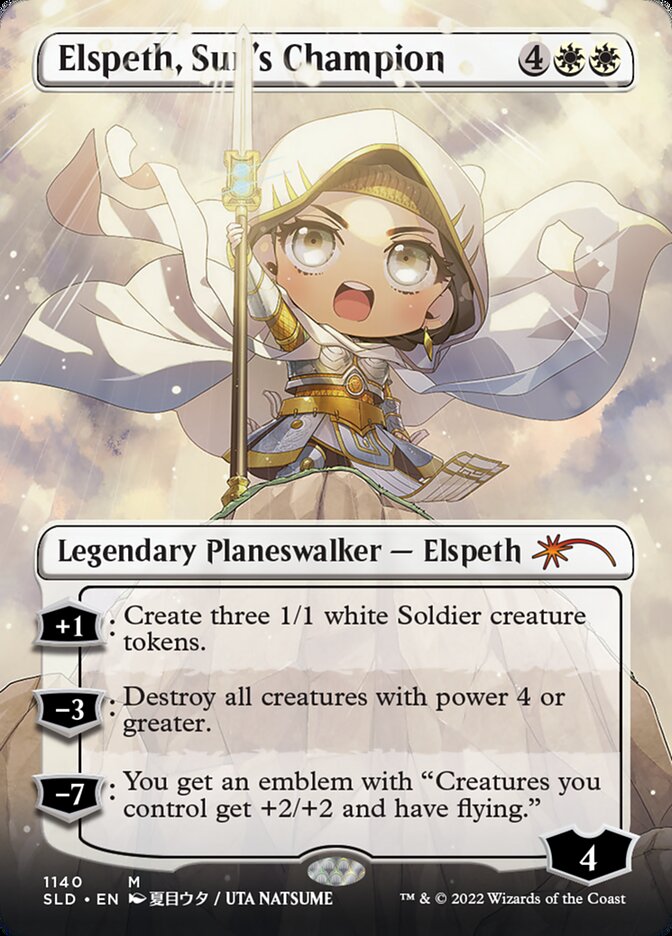 Elspeth, Sun's Champion (Borderless) (1140) [Secret Lair Drop Series] | Good Games North