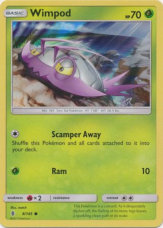 Wimpod (8/145) (Collection Promo) [Sun & Moon: Guardians Rising] | Good Games North