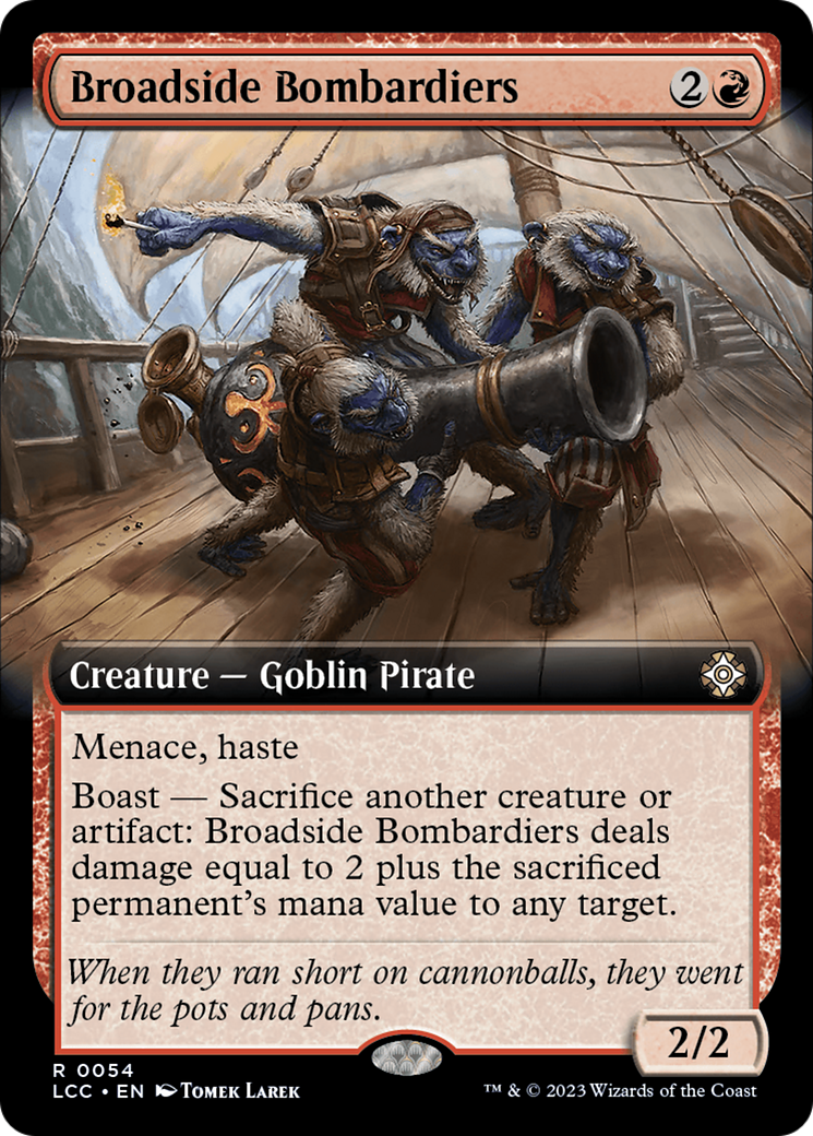 Broadside Bombardiers (Extended Art) [The Lost Caverns of Ixalan Commander] | Good Games North
