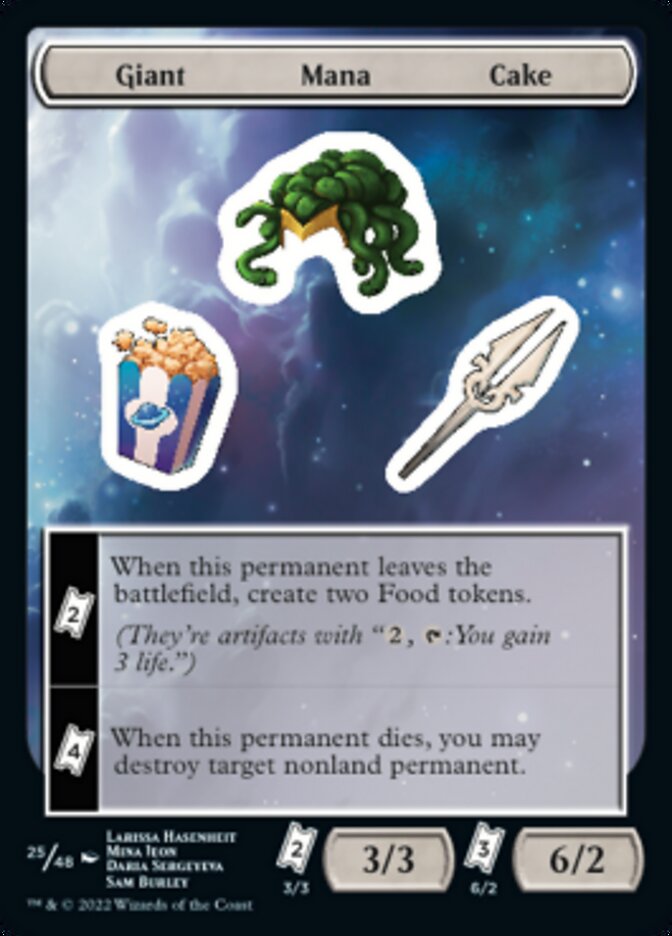 Giant Mana Cake [Unfinity Stickers] | Good Games North