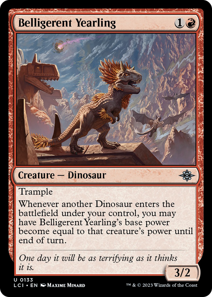 Belligerent Yearling [The Lost Caverns of Ixalan] | Good Games North
