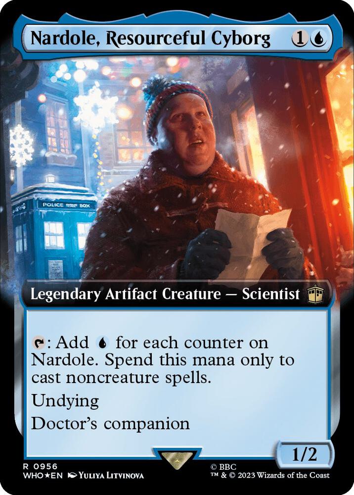 Nardole Resourceful Cyborg Extended Art Surge Foil (Universes Beyond: Doctor Who)  - Foil | Good Games North