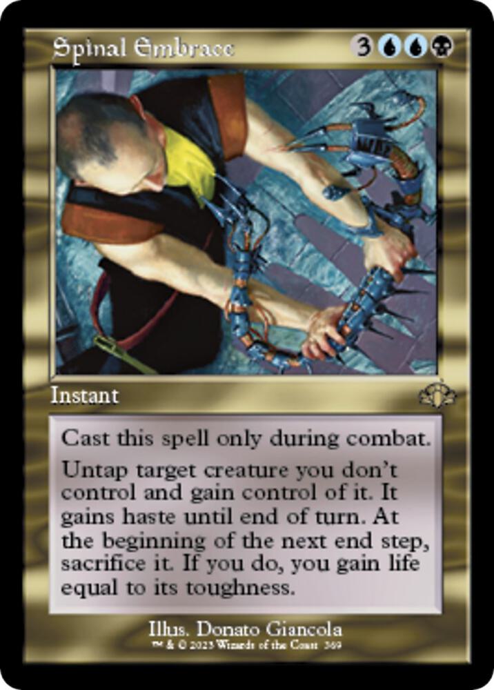 Spinal Embrace 369/261 (Dominaria Remastered)  - Retro Foil | Good Games North