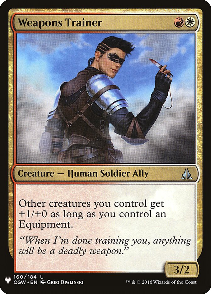 Weapons Trainer [Mystery Booster] | Good Games North