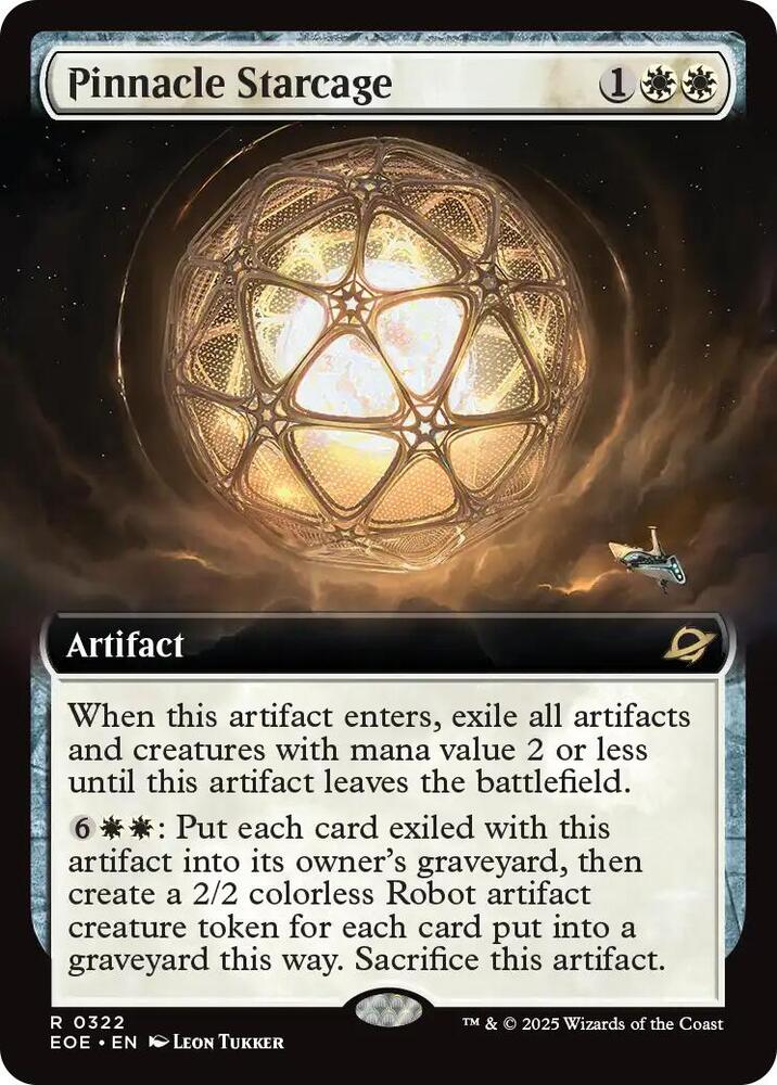 Pinnacle Starcage  322 (Edge of Eternities)  - Extended Art Foil | Good Games North