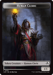 Demon // Human Cleric Double-Sided Token [Innistrad Remastered Tokens] | Good Games North