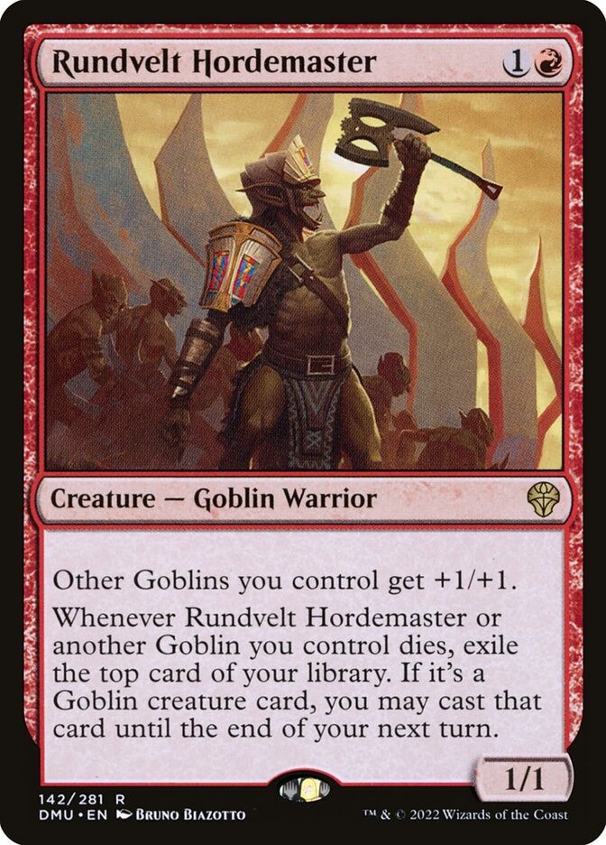 Rundvelt Hordemaster 142 (Dominaria United)  | Good Games North